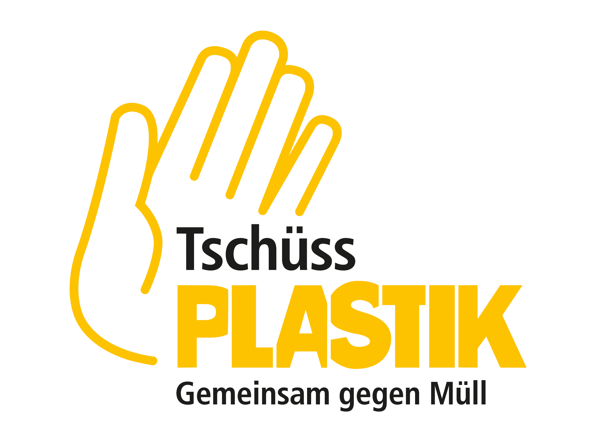 Logo Tschüss Plastik