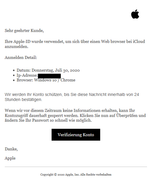 31.07.2020 Apple Wichtiger Hinweis Überprüfung ihres Apple ID erforderlich.png