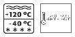 Piktogramm Temperaturbereiche