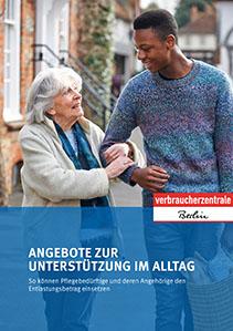 Cover der Broschüre "Angebote zur Unterstützung im Alltag"