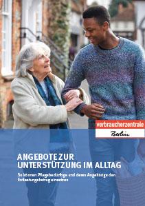 Cover der Broschüre "Angebote zur Unterstützung im Alltag"