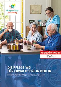 Cover der Broschüre "Die Pflege-WG für Erwachsene in Berlin"