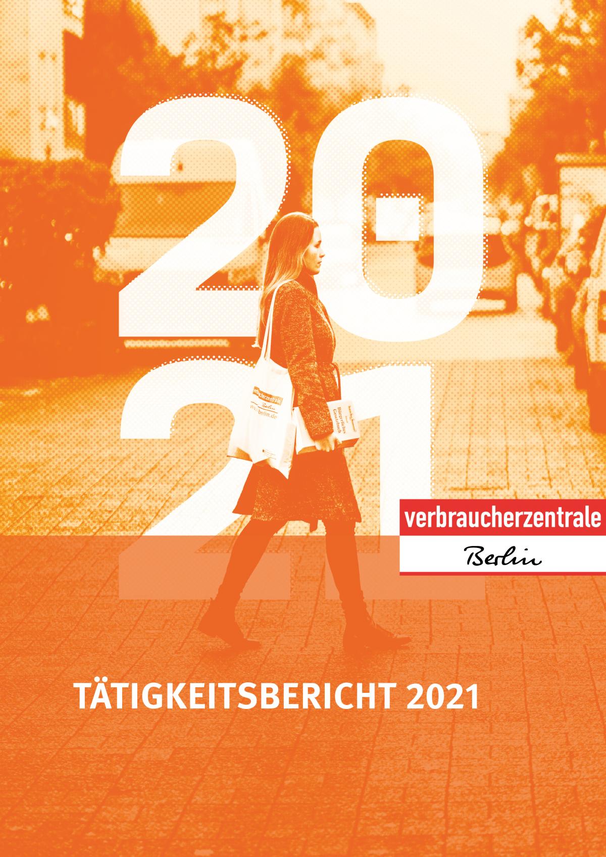 Cover des Tätigkeitsberichts 2021