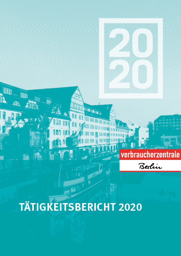 Cover des Tätigkeitsberichts 2020