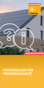 Photovoltaik für Privathaushalte