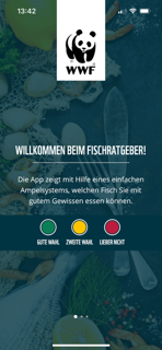 WWF Fischratgeber App Screenshot