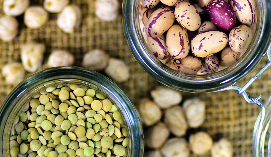 Verschiedene Hülsenfrüchte