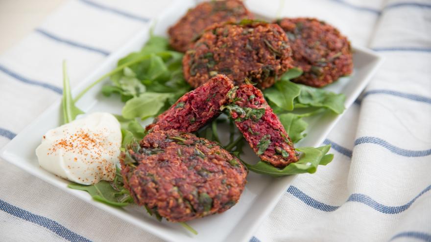 Vegane Rote-Beete-Bratlinge