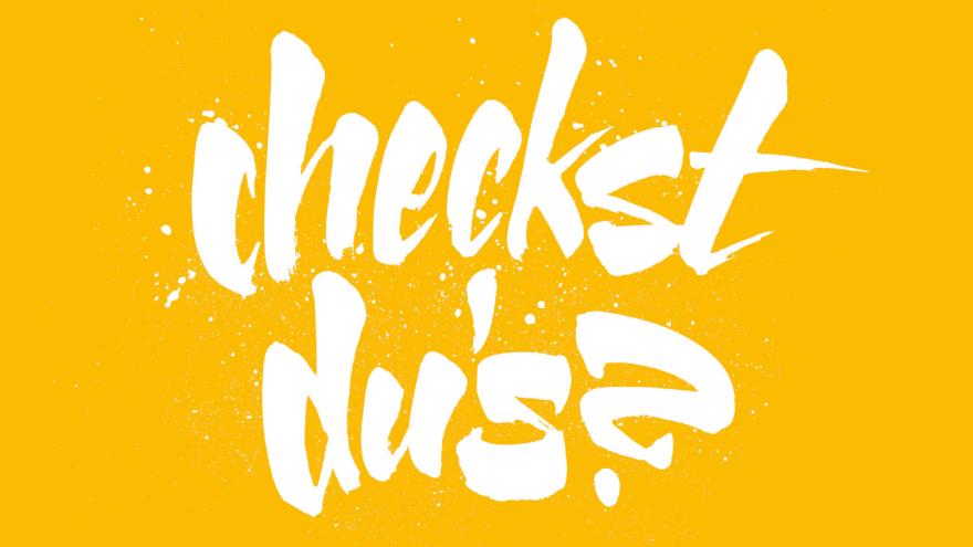 Postkartenmotiv Checkst du's?