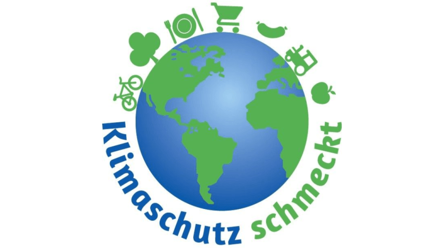 Logo Klimaschutz schmeckt