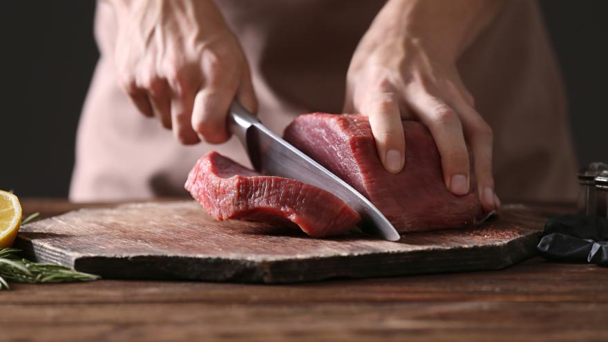 Fleisch Messer Zubereitung