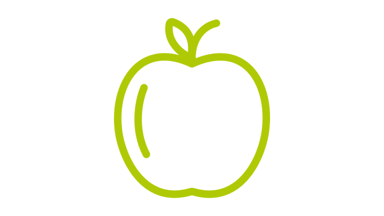 Symbol eines Apfels