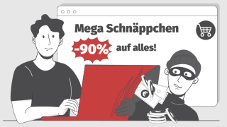 fakeshop mit Mega Schnäppchen Lockangebot