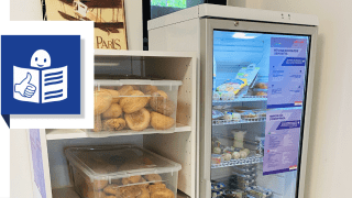 Eine gefüllte Verteil-Station