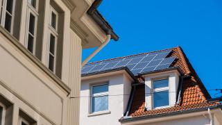 Photovoltaikanlage auf einen Hausdach